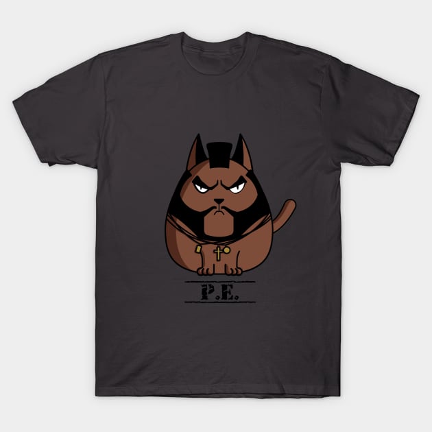 P.E. the Cat T-Shirt by JORDYGRAPH